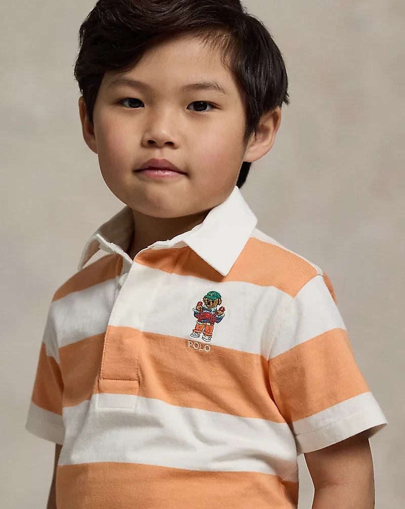 Polo Bear Short-Sleeve Rugby Shirt