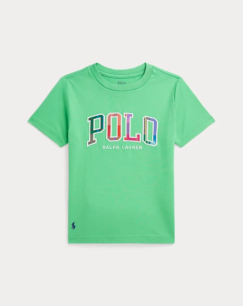 Madras-Logo Cotton Jersey Tee