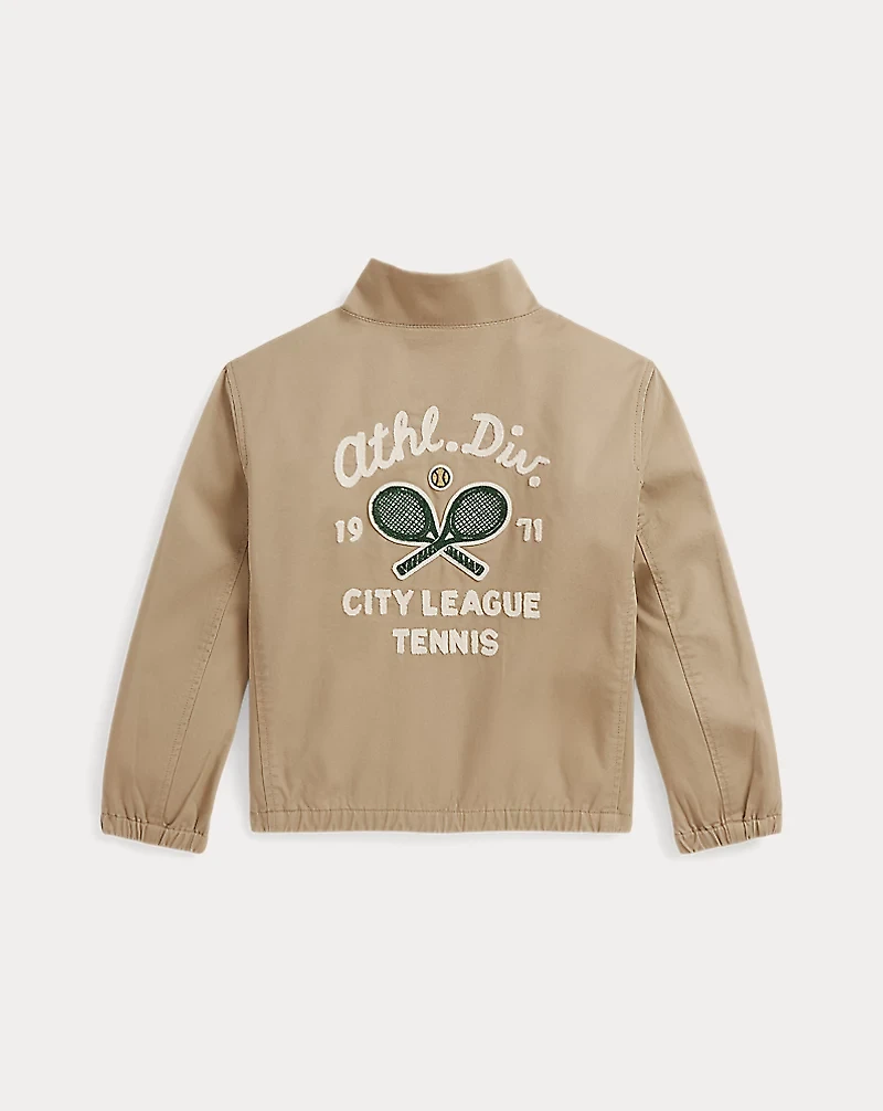 Appliquéd Cotton Twill Jacket