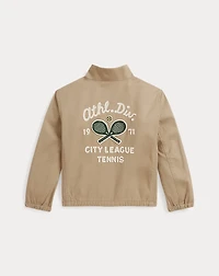 Appliquéd Cotton Twill Jacket