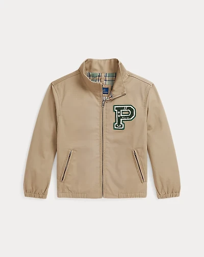 Appliquéd Cotton Twill Jacket