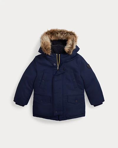 Faux-Fur-Trim Down Parka