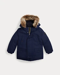 Faux-Fur-Trim Down Parka