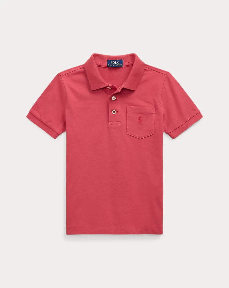 Cotton Jersey Pocket Polo Shirt