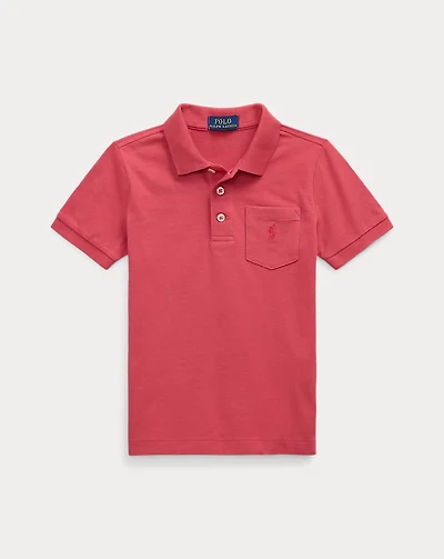 Cotton Jersey Pocket Polo Shirt