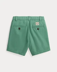 Cormac Pleated Cotton Chino Short