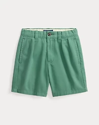 Cormac Pleated Cotton Chino Short