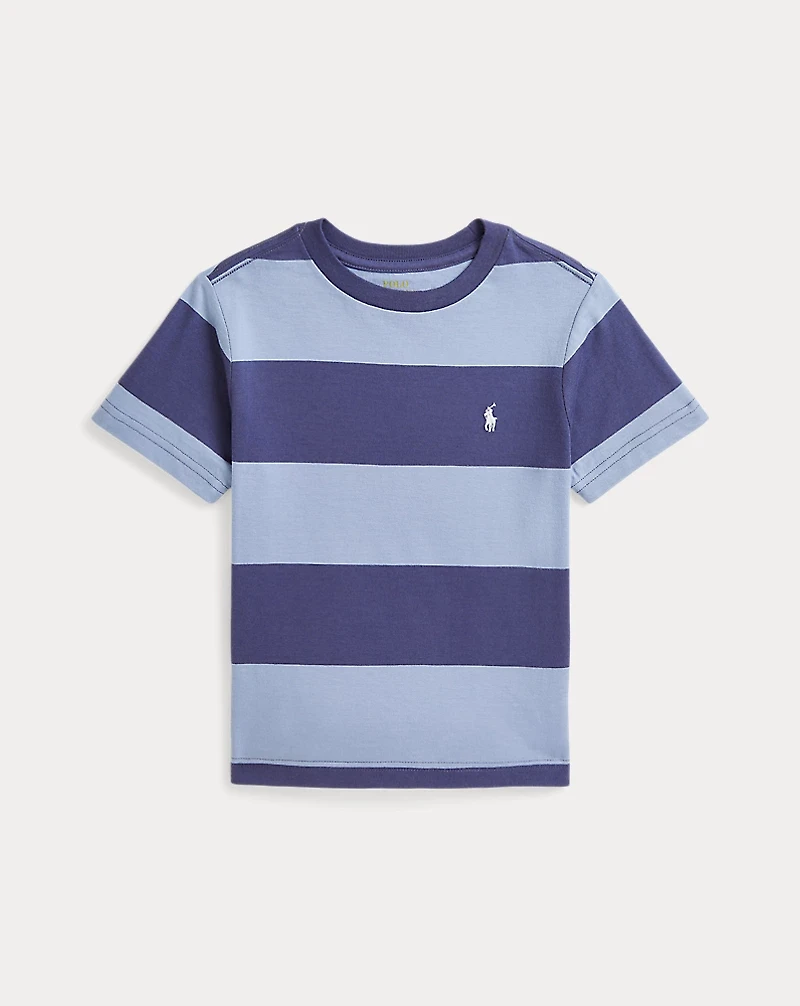 Striped Cotton Jersey Tee