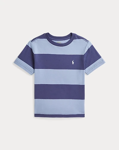 Striped Cotton Jersey Tee