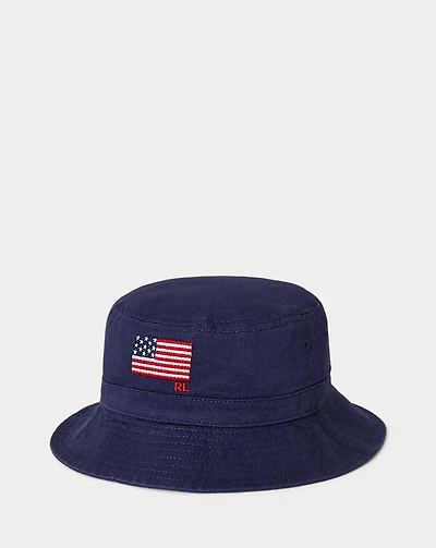 Flag Cotton Twill Bucket Hat