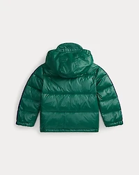 Logo Down Hooded Jacket