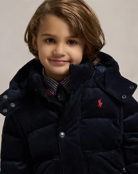 Convertible Corduroy Down Jacket