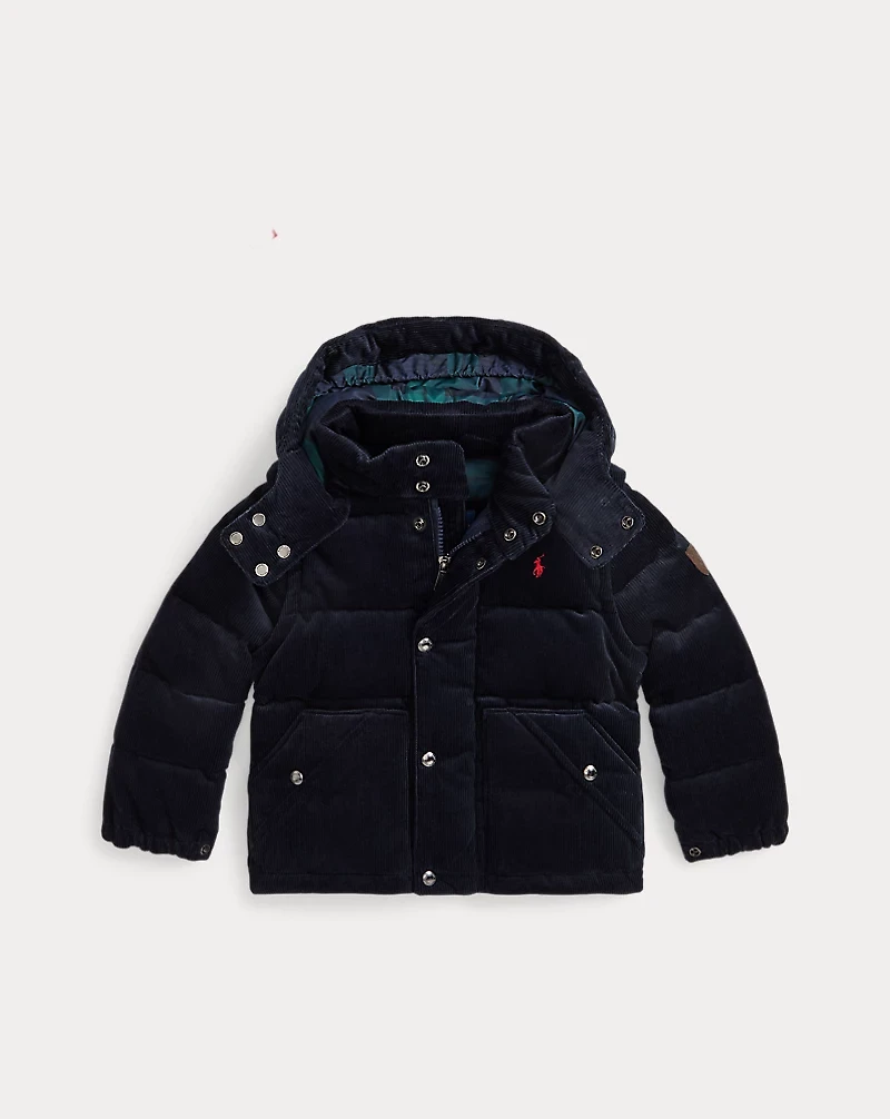 Convertible Corduroy Down Jacket