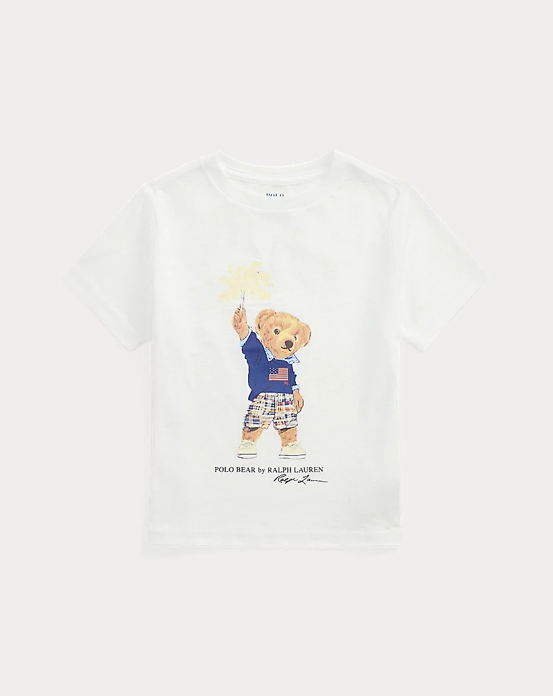 Polo Bear Cotton Jersey Tee