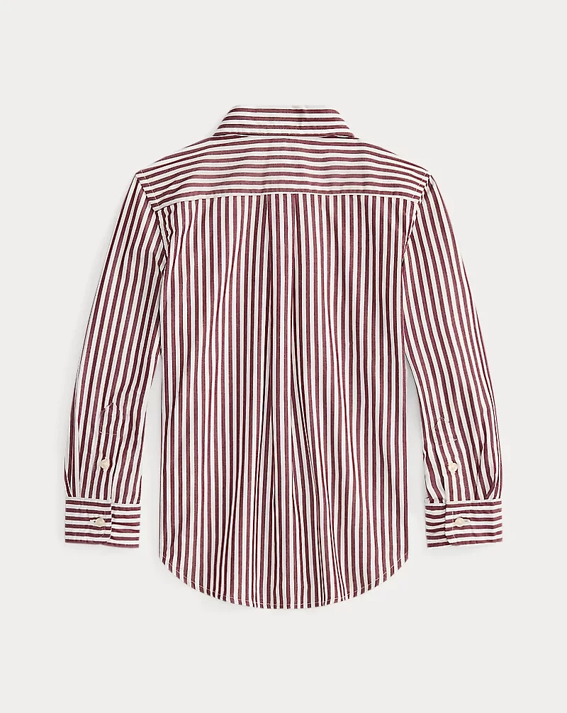 Striped Cotton Poplin Shirt