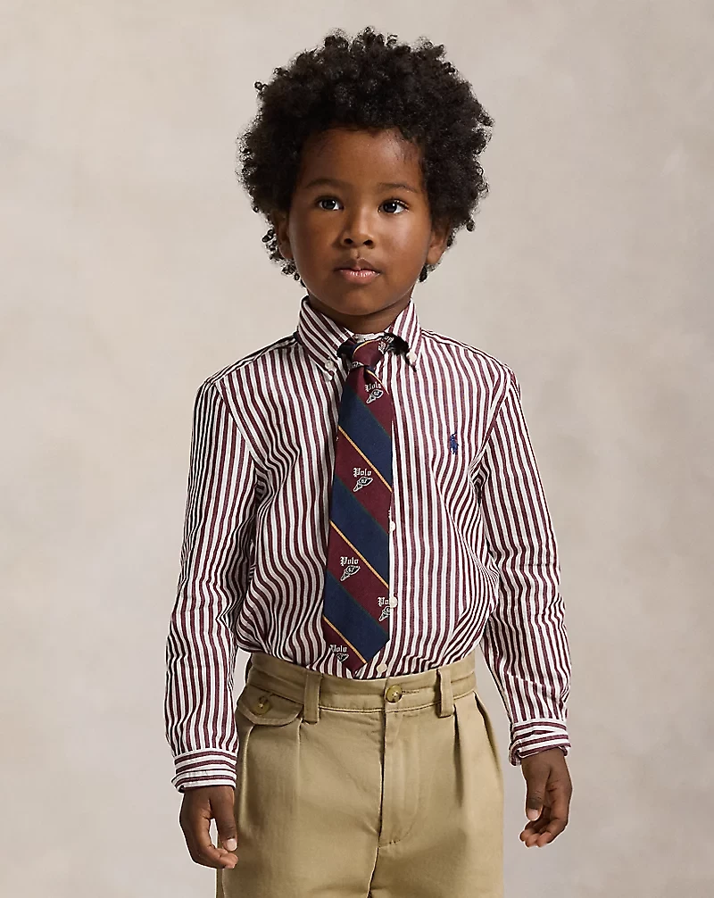 Striped Cotton Poplin Shirt
