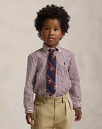 Striped Cotton Poplin Shirt