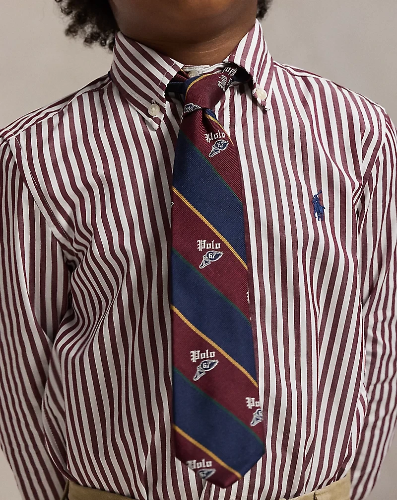 Striped Cotton Poplin Shirt