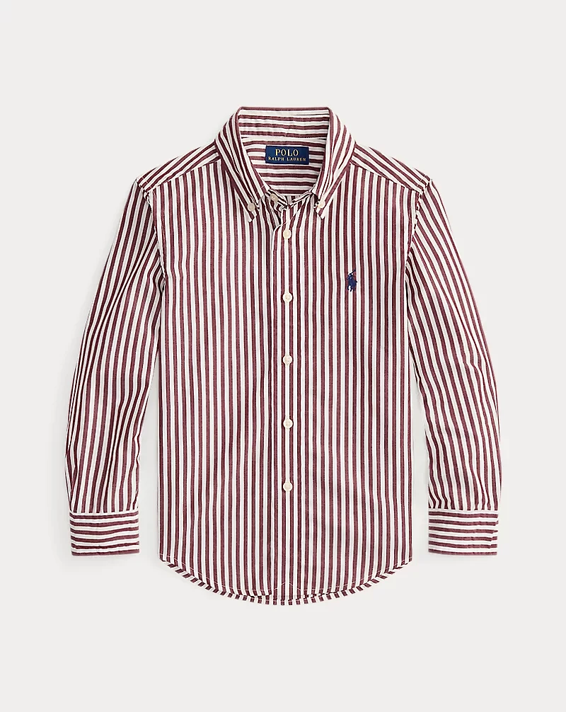 Striped Cotton Poplin Shirt
