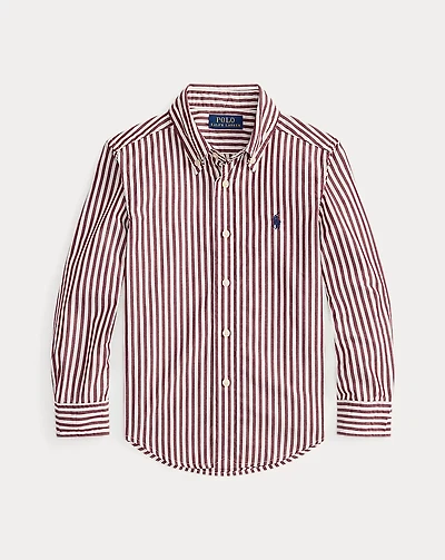 Striped Cotton Poplin Shirt