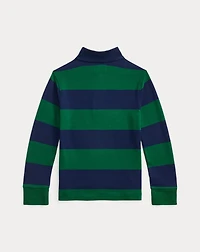 Striped Cotton Interlock Pullover