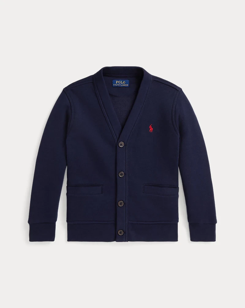 Fleece V-Neck Cardigan