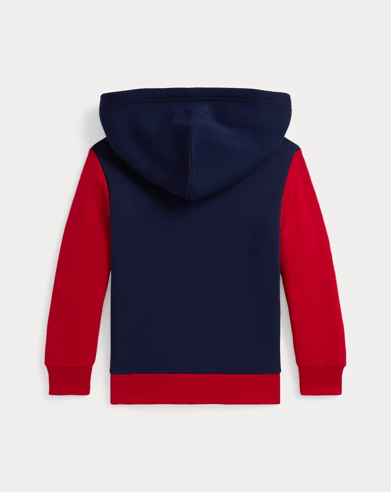 Triple-Pony Fleece Hoodie