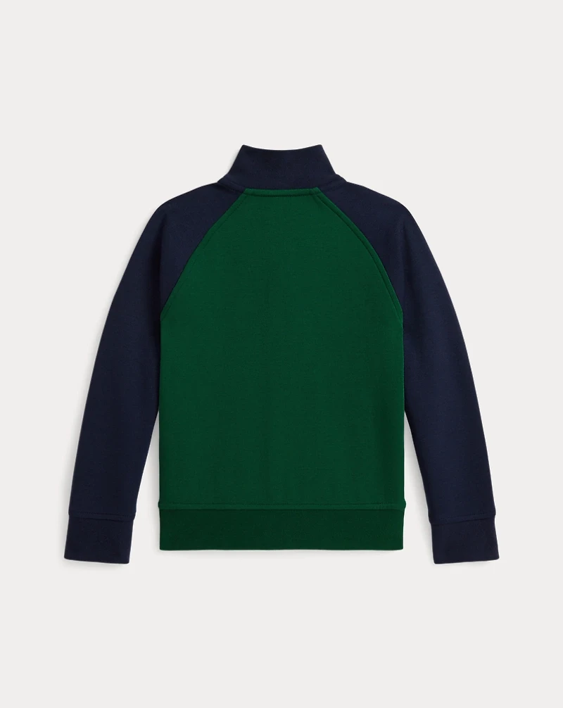 Logo Crest Double-Knit Jacket