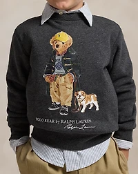 Polo Bear Heathered Fleece Sweatshirt