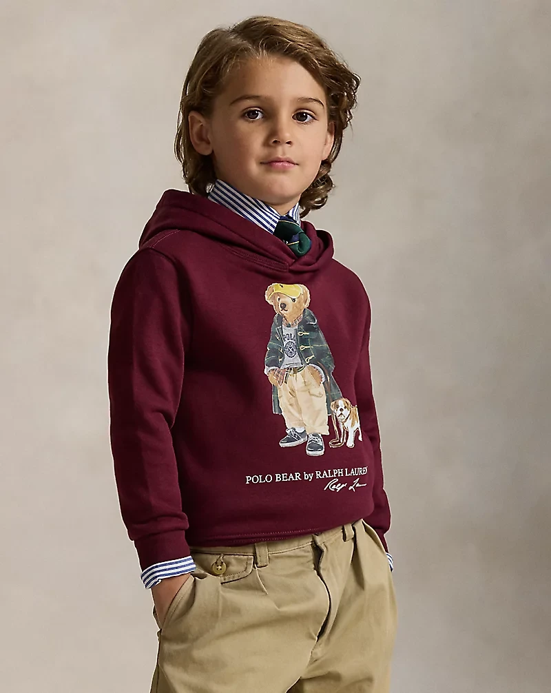 Polo Bear Fleece Hoodie