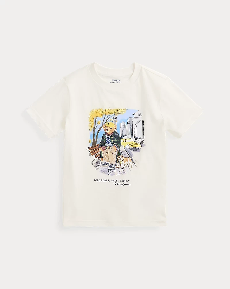 Polo Bear Cotton Jersey Tee