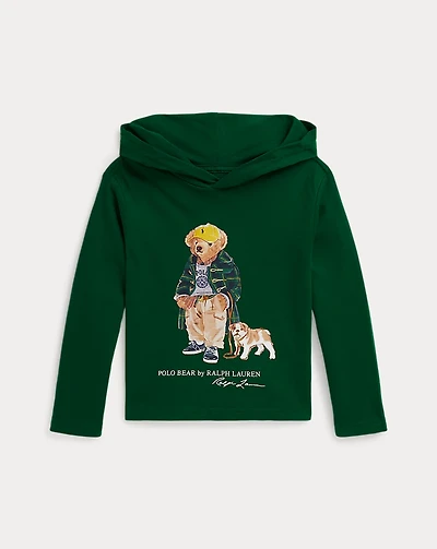 Polo Bear Cotton Hooded Tee