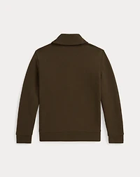 French Terry Shawl-Collar Sweatshirt