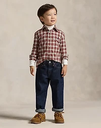 Plaid Cotton Poplin Shirt