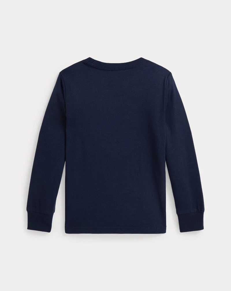 Polo Bear Cotton Long-Sleeve Tee