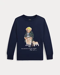 Polo Bear Cotton Long-Sleeve Tee