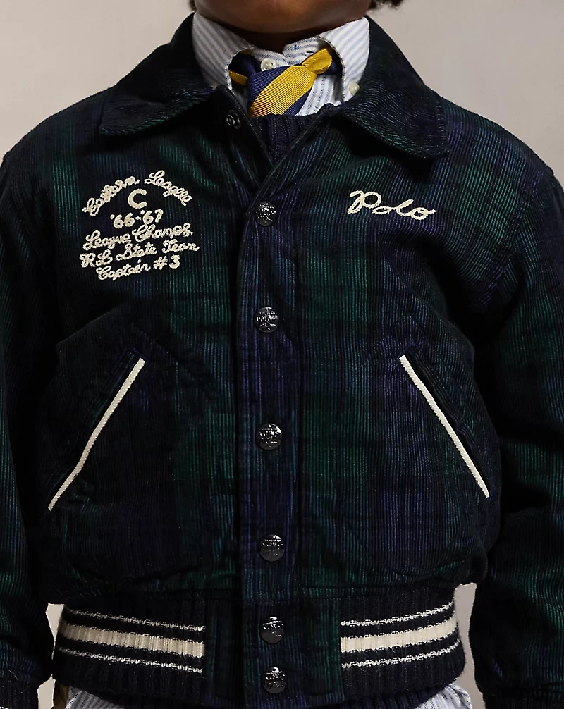 Plaid Corduroy Jacket