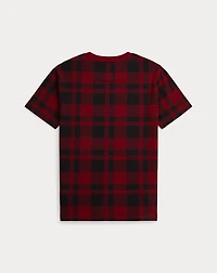 Polo Bear Plaid Cotton Tee