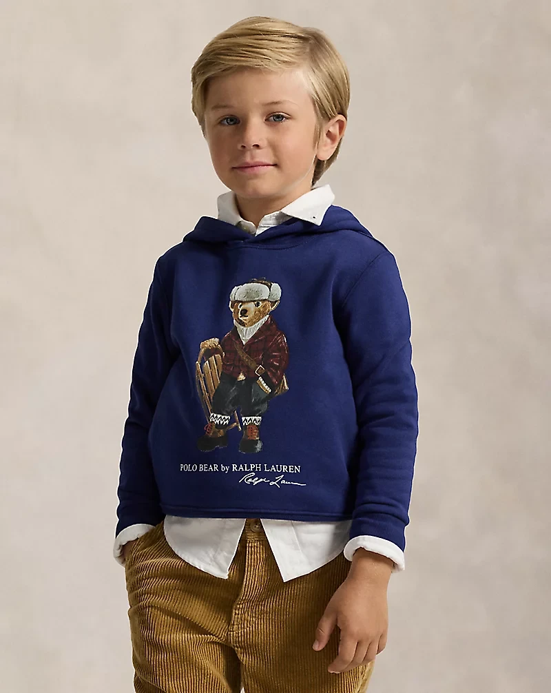 Polo Bear Fleece Hoodie