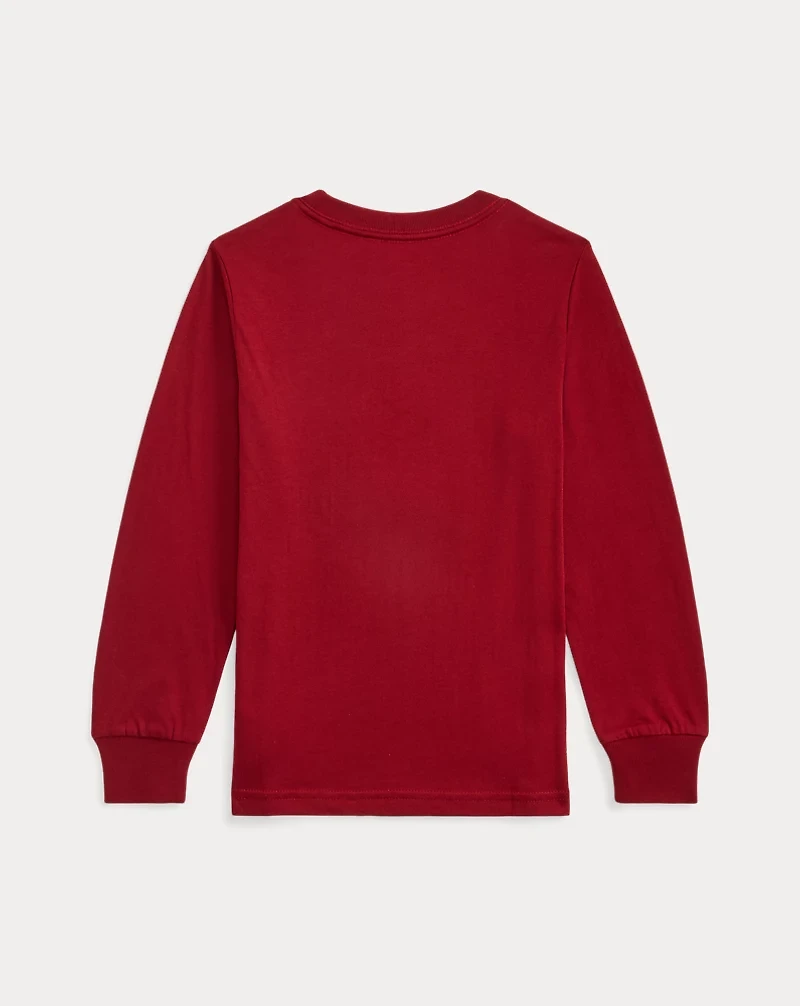 Polo Bear Cotton Long-Sleeve Tee