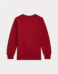 Polo Bear Cotton Long-Sleeve Tee