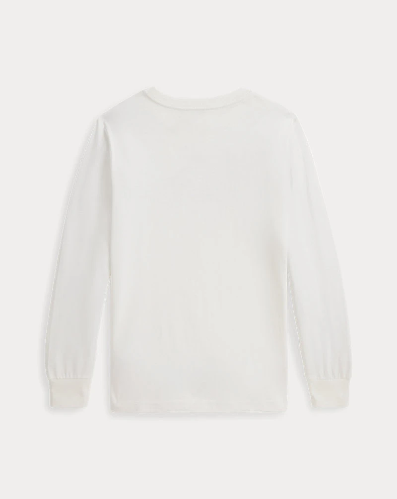 Truck-Print Cotton Long-Sleeve Tee