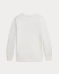 Truck-Print Cotton Long-Sleeve Tee