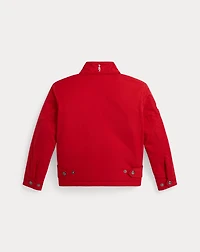 Double-Pony Mockneck Jacket