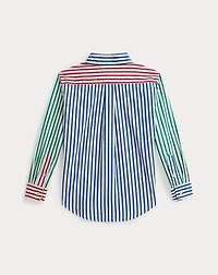 Striped Cotton Poplin Fun Shirt