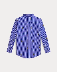 Polo Bear Striped Cotton Shirt