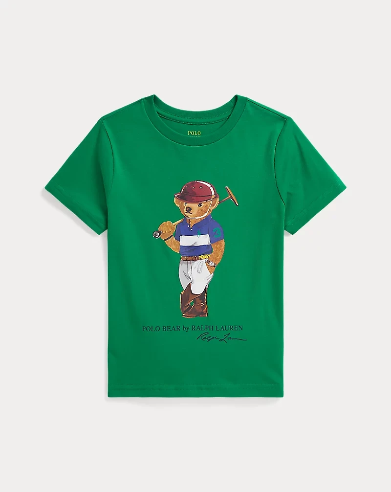 Polo Bear Cotton Jersey Tee