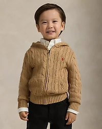 Cotton-Wool Zip Sweater