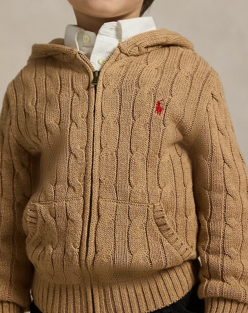 Cotton-Wool Zip Sweater