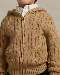 Cotton-Wool Zip Sweater